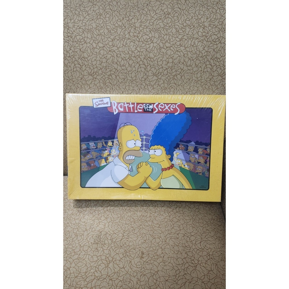 The Simpsons Battle Of‎ The Sexes Board Game Vintage 2003 - New In Sealed Box